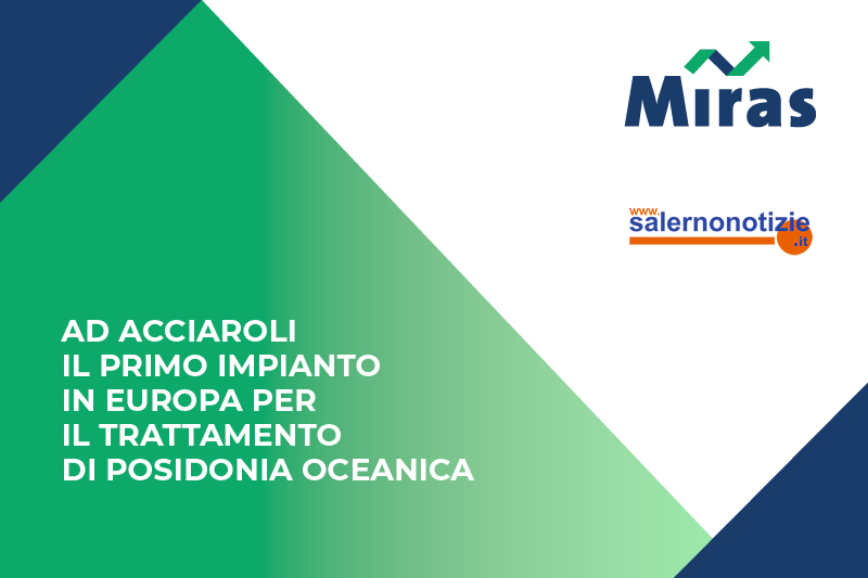 Ad Acciaroli il primo impianto in Europa per il trattamento di Posidonia Oceanica